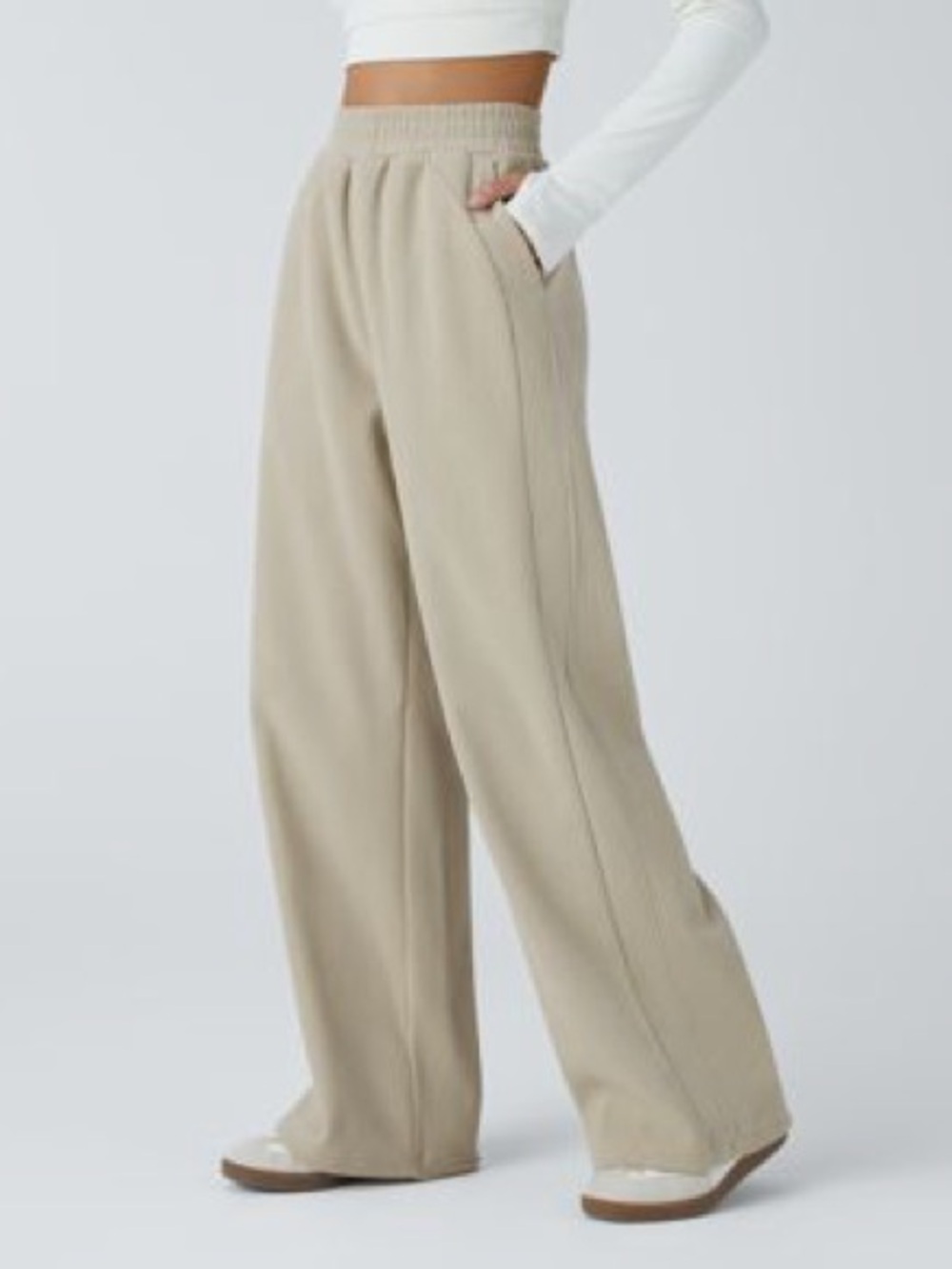 Bundle Halara Athletic Wear Pants Wide Leg High Waisted Medium s